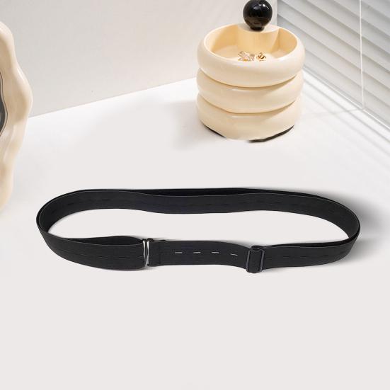 Elastic Shirt Belt Men Women Multi Holes Adjustable Length Belt Shirt Stay Strap Unisex Shirt Fastener Garment Accessories