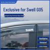 SWM G05/Go5PRO Rain & Sun Visors Window Deflectors - Eyebrows Rainproof Strips