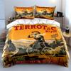 Cyclist with scenic background. Bedding sets Duvet cover sets Duvet covers Pillowcases(1*Duvet Cover 2*Pillowcases without duvet insert)