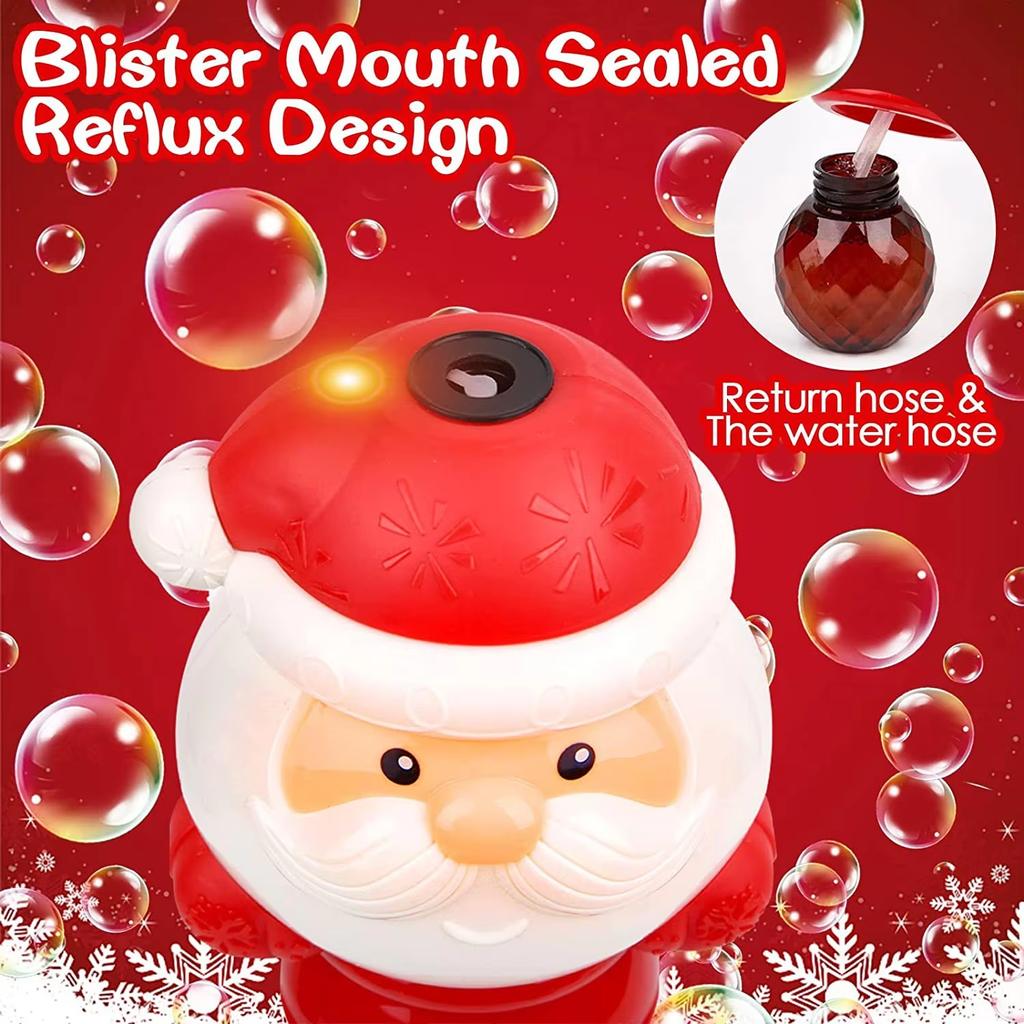 Halloween Bubble Stick Electric Bubble Machine Cute Pumpkin Snowman Santa Claus Magic Bubble Stick Children's Toy Christmas Gift