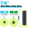 7/8" Dirt Bike Grip Rubber Anti-Slip Universal Motorcycle Grips Handlebar Racing Grip For Motocross Mini Bike Surron Light Bee X Grips KLX110 YZ450F