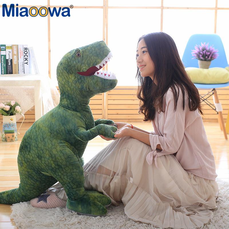 50Cm-80Cm Simulation Dinosaur Plush Toys Stuffed Animals Plush Dinosaur Pillow Tyrannosaurus Rex Dolls Kids Girls Gifts