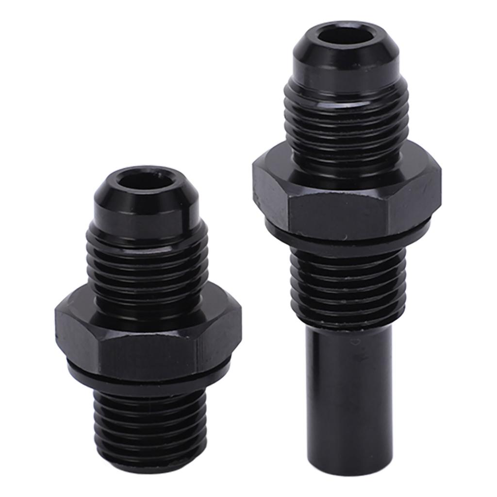 1 Para 6AN‑1Celsius4NPS Adapter do chłodnicy oleju Złączka Stop aluminium Odporna na rdzę Czarna