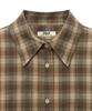 THE SATURDAY EVENING POST Vintage Check Shirts_Brown