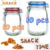 laffeya 20 Reble Mason Jar Bags for Cookies, Nuts, Candies, Great for Picnics, Camping, Sealable Spice Storage Bags