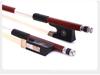 Eight-Sided Performance Violin Bow with White Horsehair