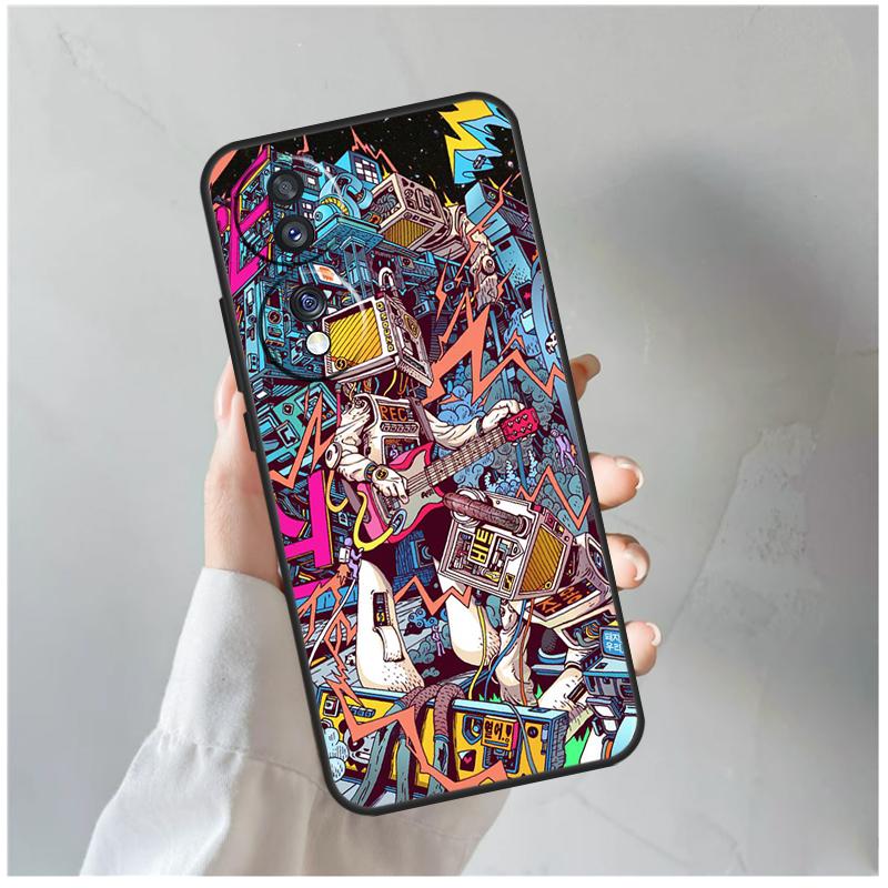 Graffiti For Huawei Honor Magic 5 Pro 50 70 X8 X8a X9a P Smart Z Nova 5T P60 P20 P40 P30 Lite Case