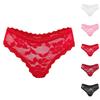 Women's Sexy Solid Color Garter Stockings Adjustable Lace Ribbon Two-piece Panties