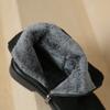 Autumn and Winter Women's Platform Knight Boots Round Head Low Heel Large Size Medium Boots Non-slip Square Heel New Rubber Sole Women's Boots