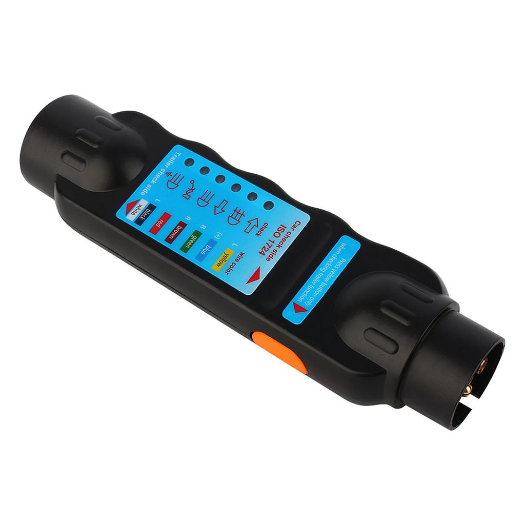 12V Trailer Tester 7 Pin Adapter Diagnostic Tools Wiring Check Light Test Plug Socket Car Truck Caravan Accessories Universal