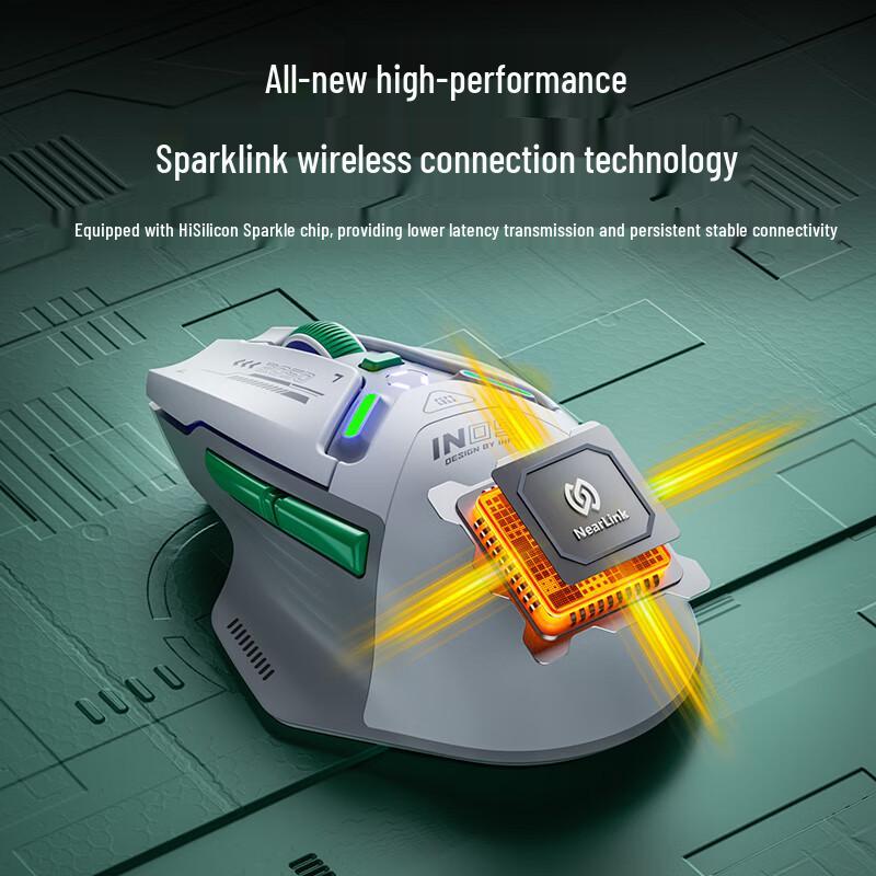 INPHIC IN9 Three-Mode Wireless RGB Gaming Mouse