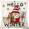 New Christmas Combination Pillowcase Christmas Hat Bell Dwarf Pillowcase Home Holiday Decoration Cushion Cover