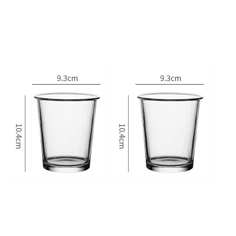 

360ml/365ml Iced Latte Cup American Cold Brew Coffee Cup Breakfast Juice Cup Milkshake Milk Tea Beverage Cup Outdoor Besteck