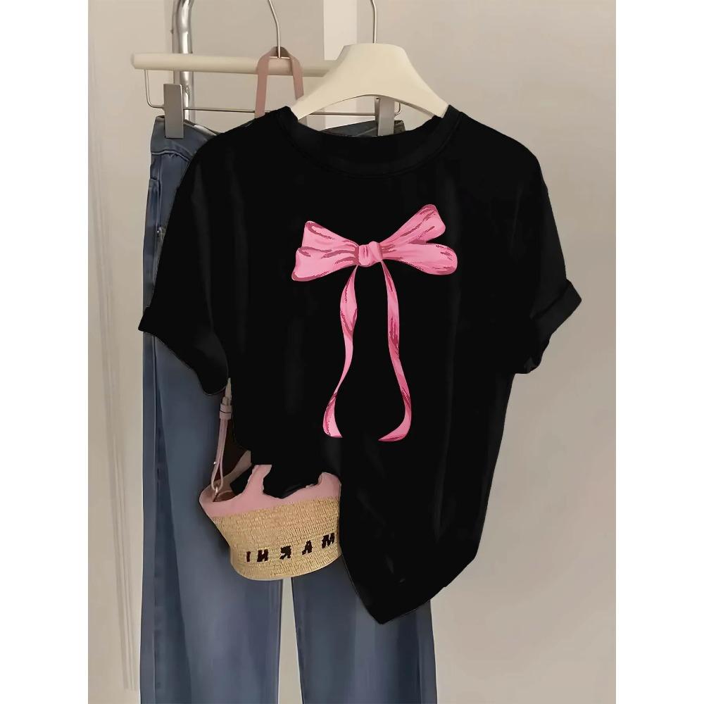 Women's T-shirt Graphic Short Sleeve Clothing Top Loose and Casual Soft and Comfortable Breathable Outdoor Sports Y2K Top