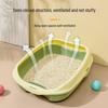 Extra Large Splash-Proof Cat Litter Box with Odor Control