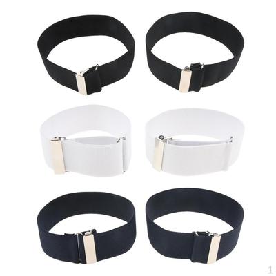 3 Paar Herren Verstellbare Rutschfeste Elastische Hemdärmelhalter Armstrumpfband