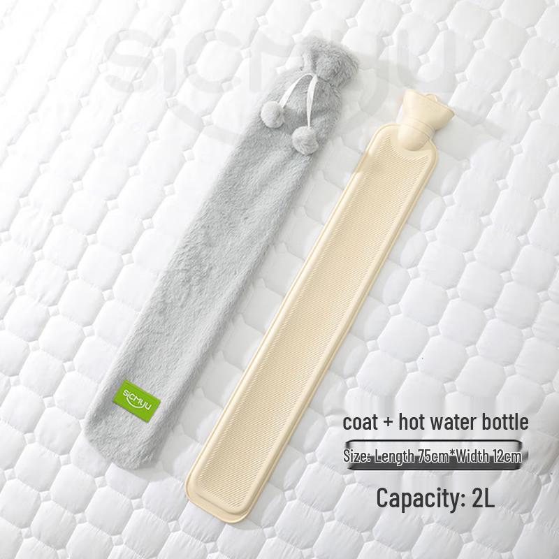 Extra Long Velvet Hot Water Bottle