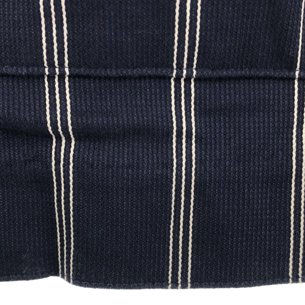 KENZO 90s Made in Japan Old Striped Embroidery tailored jacket Navy golf Women Used