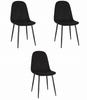 COMO Chair - Black Velvet X 3
