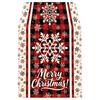 Santa Claus Christmas Table Runner Snowflake Reindeer Christmas Table Flag Desk Decor Snowman Xmas Tablecloth Home Decor