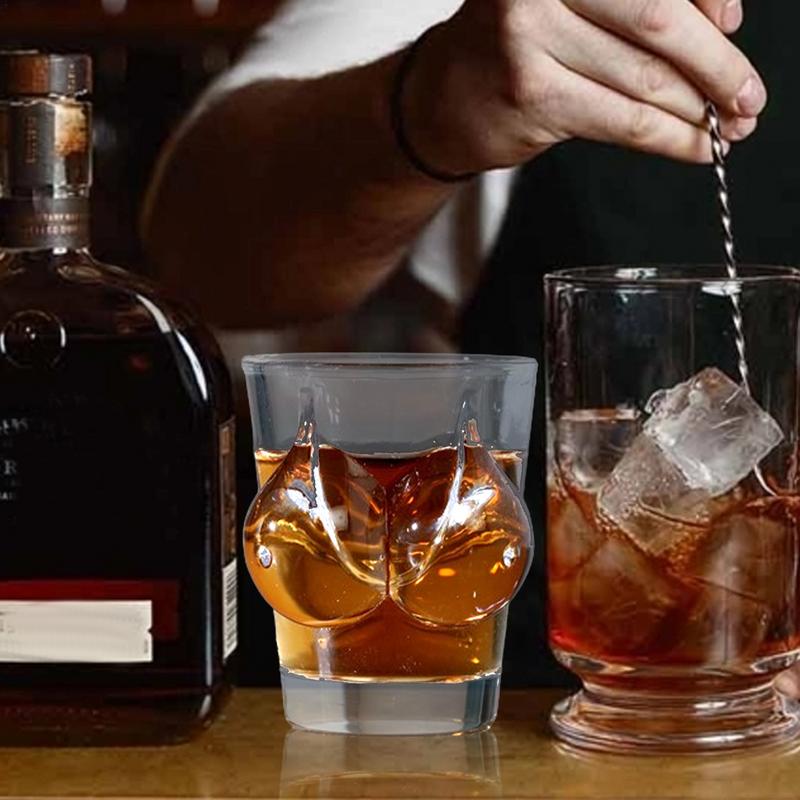 Human Model Red Wine Glasses High Borosilicate Glass Goblet Party Cocktail Glasses Bar Creative Crystal Glassware