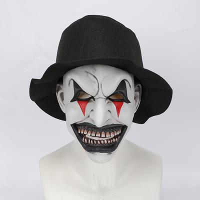 Deadly Clown Mask Halloween Latex Horror Headgear Haunted House Tricky Scary Mask Scene Dressing Props