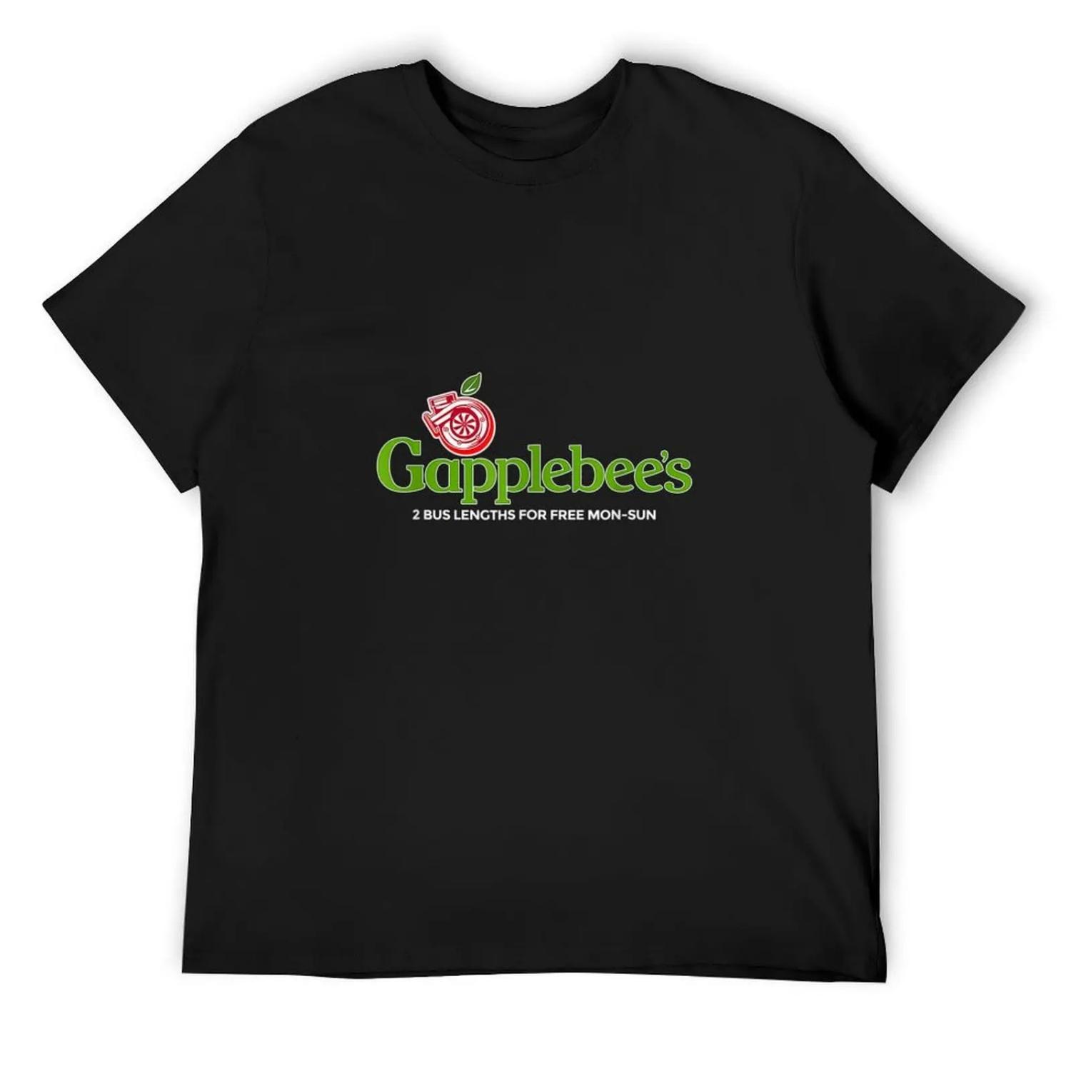 

Gapplebees Drag Racing Gapped American Muscle T-Shirt shirts graphic tees plain heavy weight t shirts for men XXXXXL чорний