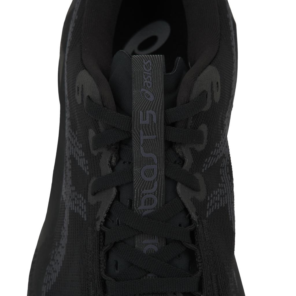 Asics حذاء رياضي رجالي نوفابلاست 5 أسود رمادي حامل 1011B974-002
