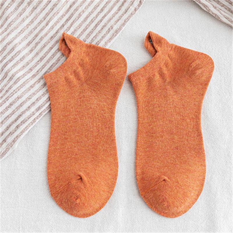 Kawaii Expression Brodée Couleur Bonbon Chaussettes Femme Happy Mode Filles Cheville Sokken Drôles Coton Unisexe Noël Dropship