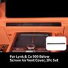 For Lynk & Co 900 Center Console Air Vent Dust Cover Trument Panel AirConditioner Protector Interior Accessories Modification