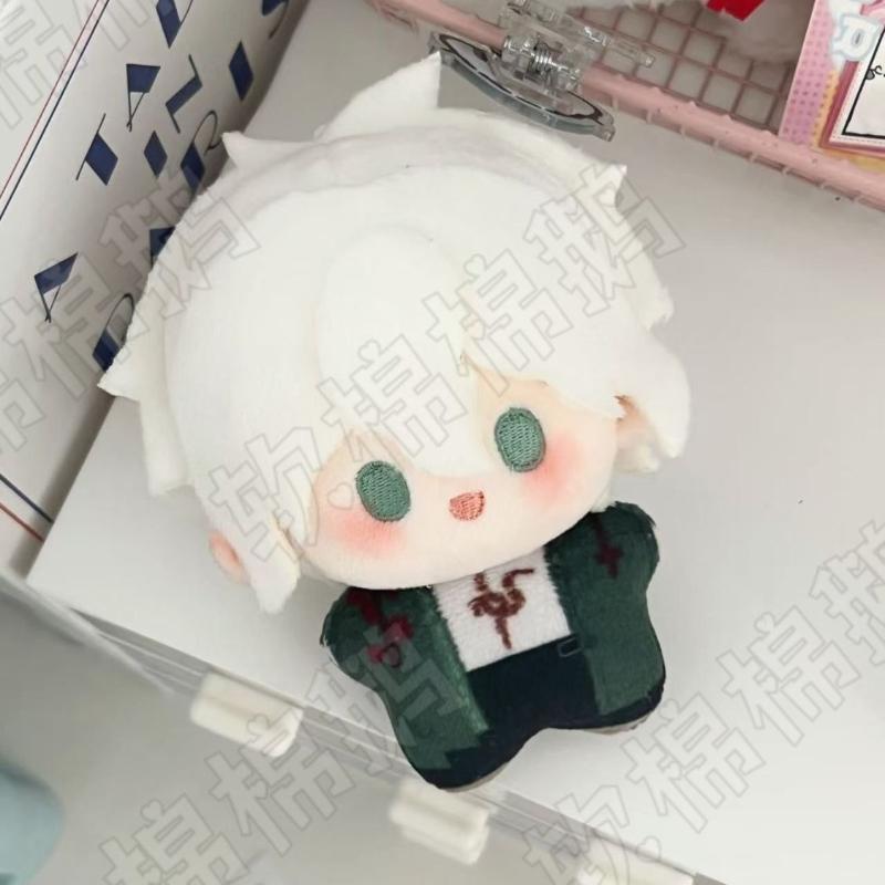 Bambola di Peluche da 10 cm Nagito Komaeda Cosplay Gioco Danganronpa Peluche per Fan di Anime