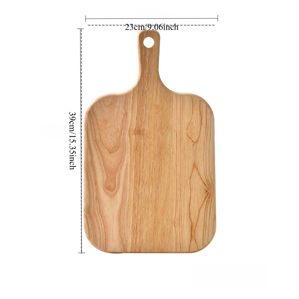 Solid wood chopping board with handle pizza cutting board steak chopping board bread board fruit cutting board kitchen tools