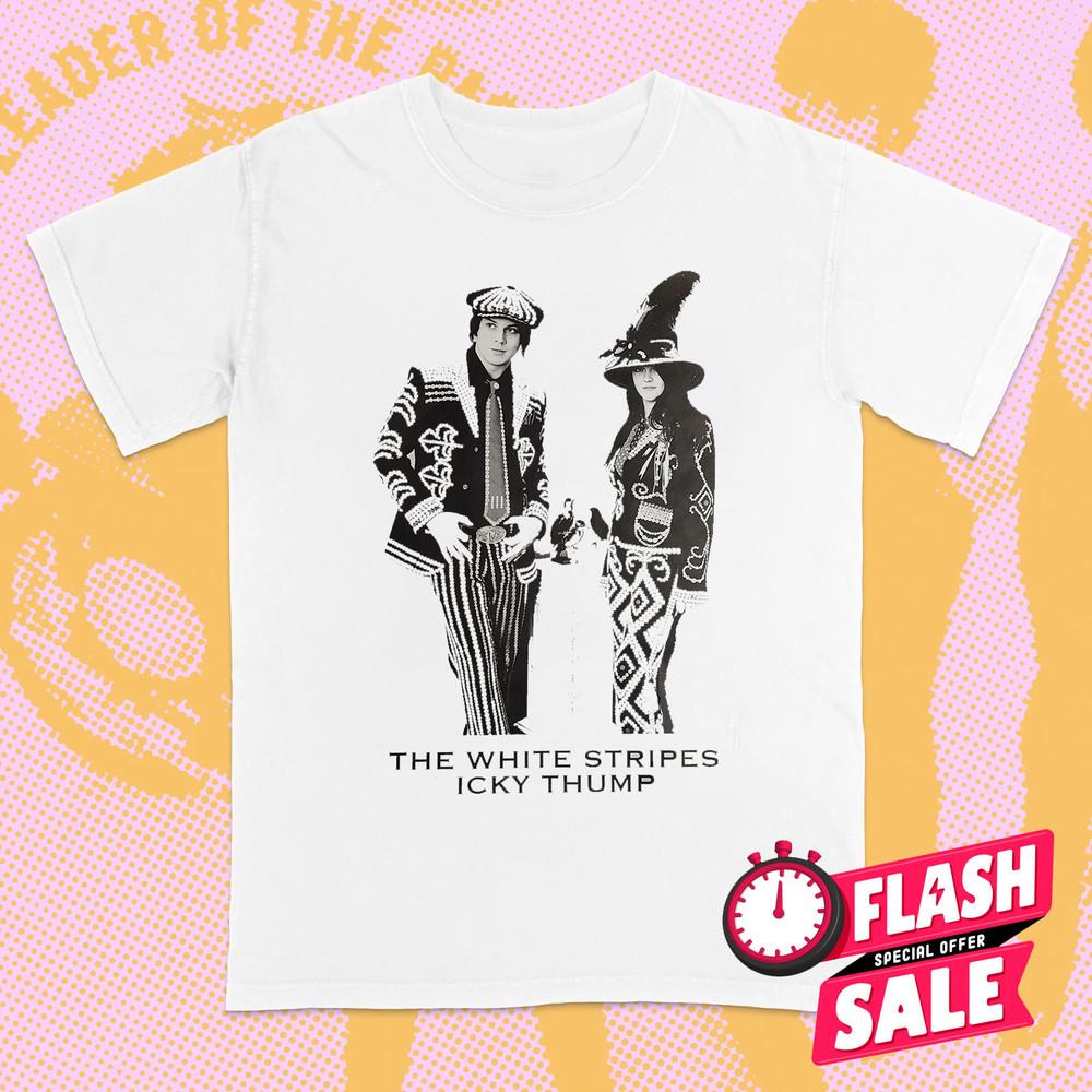 The White Stripes Icky Thump Ablum Tshirt S to 5XL UR146 Unisex T-Shirt XL