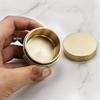 Leak-Proof Brass Medicine & Tea Storage Can - Portable Travel Jar with Threaded Seal, Multi-functional for Business Trips