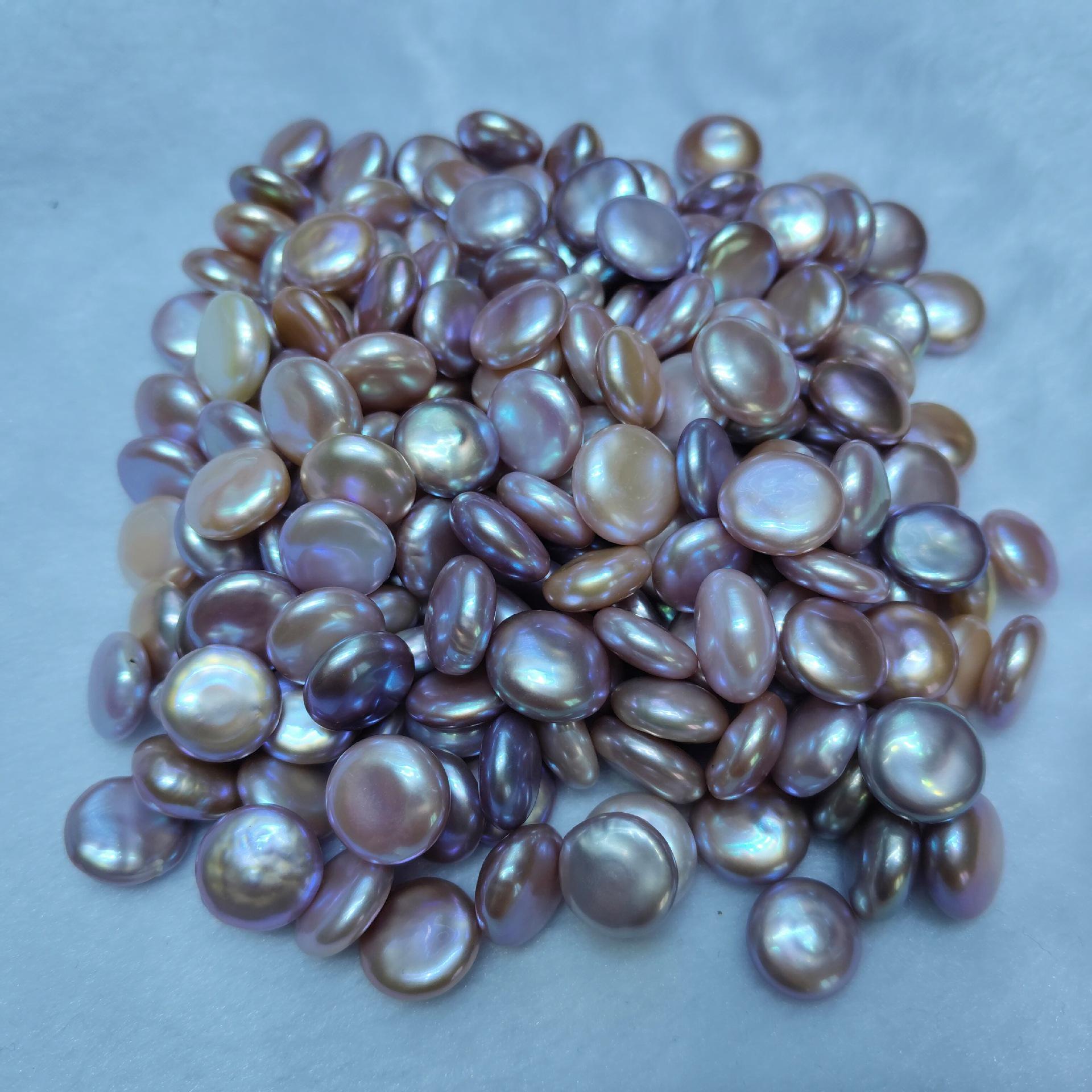 

Baroque Purple Freshwater Pearl Beads 13-16mm for DIY Jewelry Crafting 8mm Straight Hole