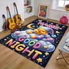 Custom Winnie Mat Personalized Name, Polyester Washable Indoor Entryway Rug, Gift for Christmas, Easter, Thanksgiving Day