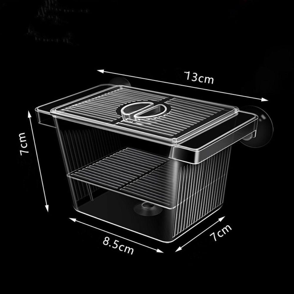 Creative Acrylic Fish Tank Breeding Aquarium Incubator Breeder Isolation Box Fish Fry Grow Seedling Reproduction Holder Aquarium