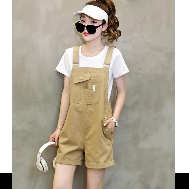 

Модные женские шорты-комбинезоны для летнего повседневного наряда. Стильные и молодежные. XL хаки