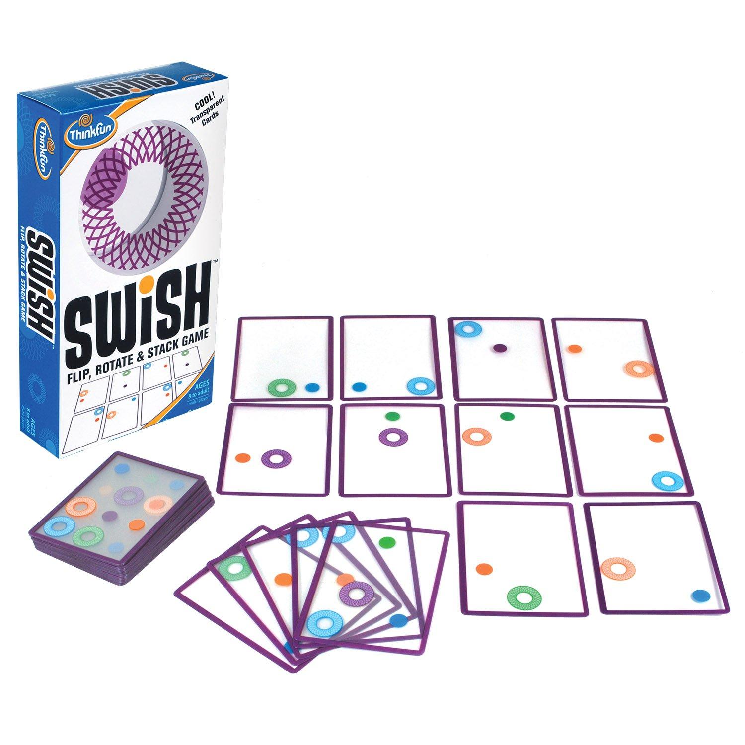 

Thinkfun Swish Прозрачная карточная игра (1, классический) - -
