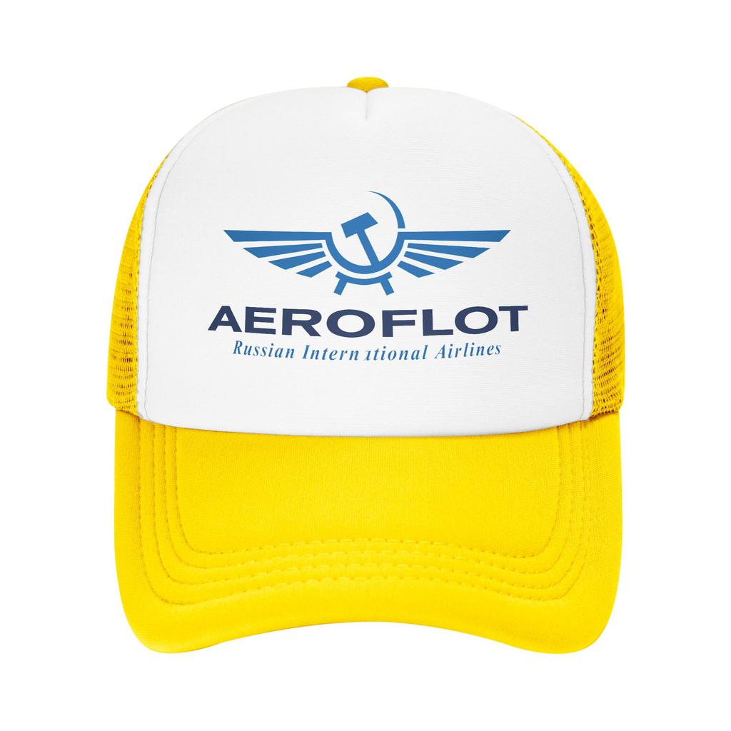 Aeroflot Aviation Russe Pilote Aerospace Casual Sun Hats For Female Male Spring Outdoor Sport Baseball Cap Fitted Retro Hats