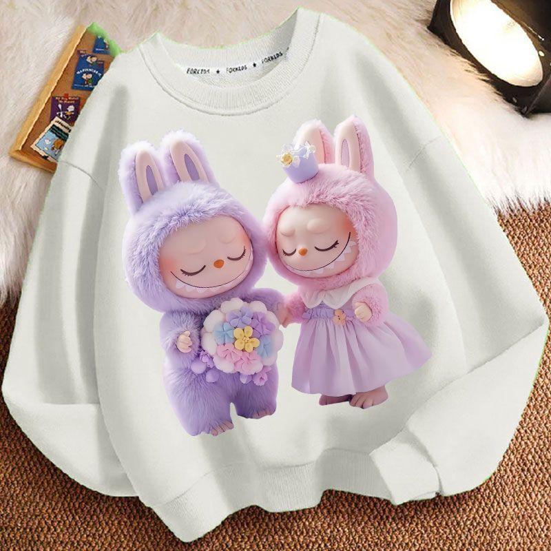 Children's Casual Hoodies, Fashionable Long-sleeved Loose Hoodies for Boys and Girls In Spring and Autumn