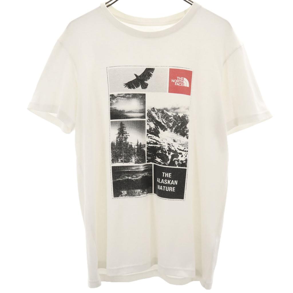 THE NORTH FACE Photographic Prints Short sleeve T-shirt Outdoor NT31479 Men's Used