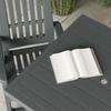 vidaXL Gartentisch Anthrazit 80x75x72 cm Kunststoff