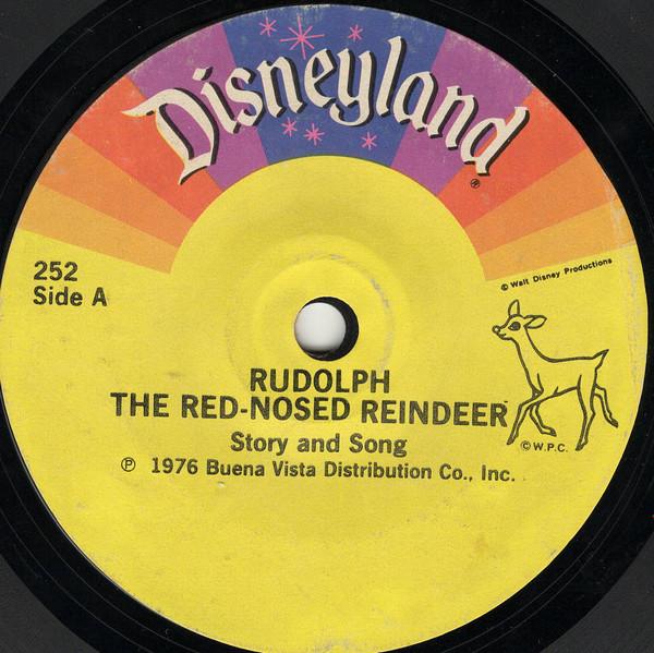 

7inch Record VARIOUS - Rudolph The Red-Nosed Reindeer 252 Disneyland 1976 US Pop Used
