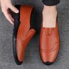 Men's Genuine Leather Handmade Shoes Moccasin Men's Comfortable Soft Sole Loafers Men's High Quality Slip-On Casual Shoes Homme