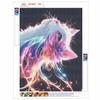 Adult Creative Diamond Painting Kit DIY Swirling Cat Rhinestone Picture Canvas Leisure Craft Wall Art Gift Making Fun Set