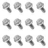 12PCS 304 Stainless Steel 12mm Car Top Front Skid Plate Bolts Compatible with Toyota 4Runner Tundra Sequoia Tacoma FJ Cruiser Land Cruiser - Top Skid