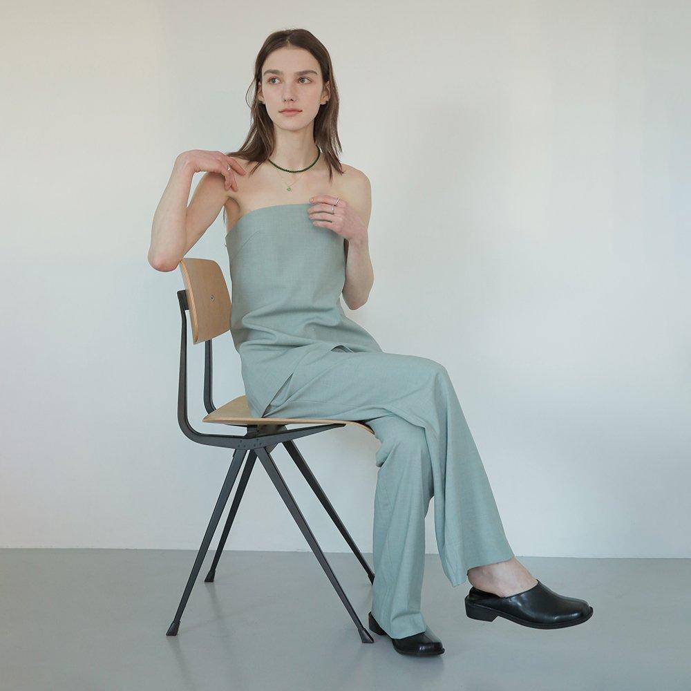 [Headquarters Genuine Product / Silk Pouch Included] Silver 925 Onyx Green Necklace 4mm