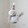 Knitted Hat Scarf Xmas Cute Bird Ornaments Lifelike Handmade Christmas Tree Decor Soft Novelty Winter Bird Pendant Room Decor