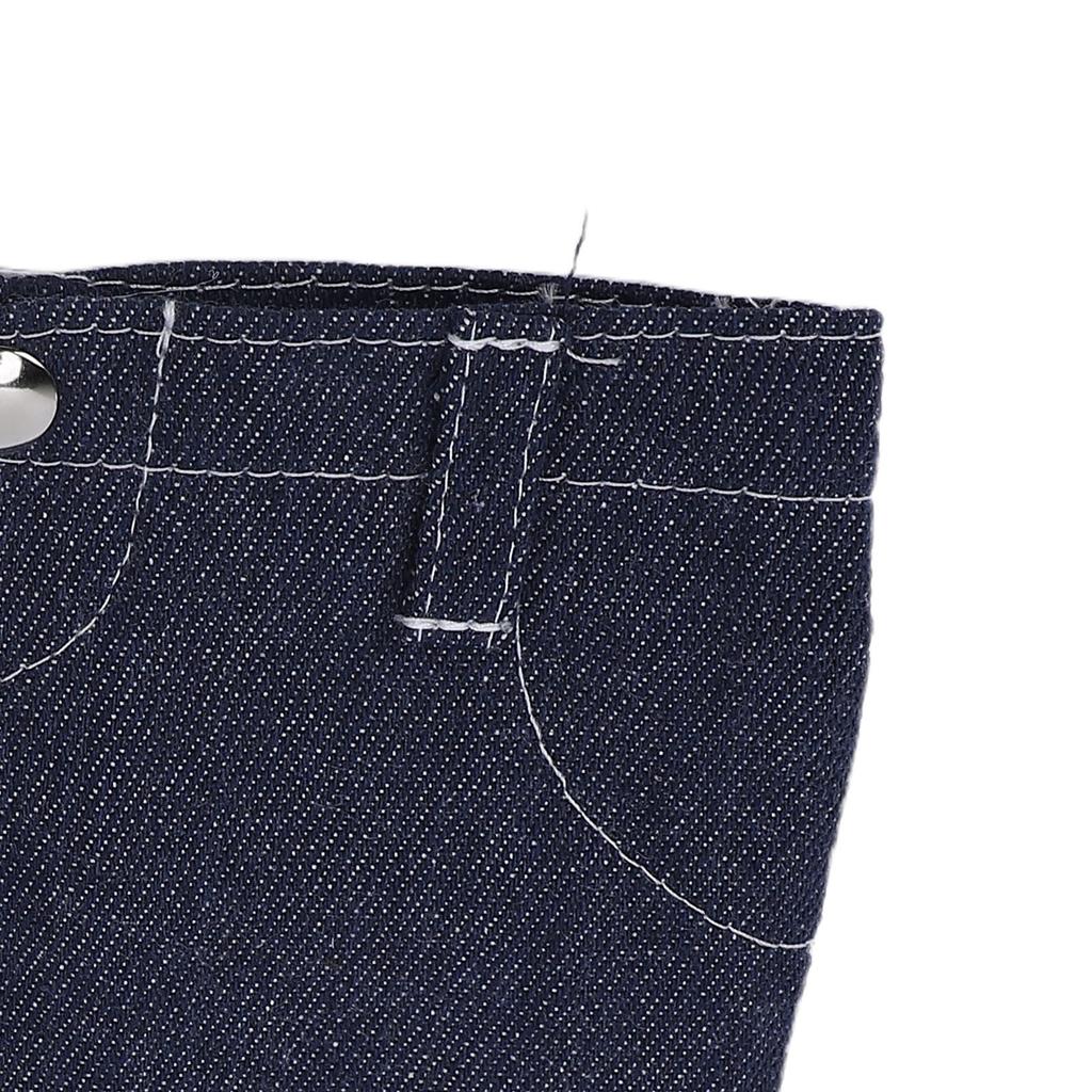 Mini Jeans Wallet Funny Portable Folding Card Holder Pocket Pants Jeans Wallet with Card Slots for Keys Cash